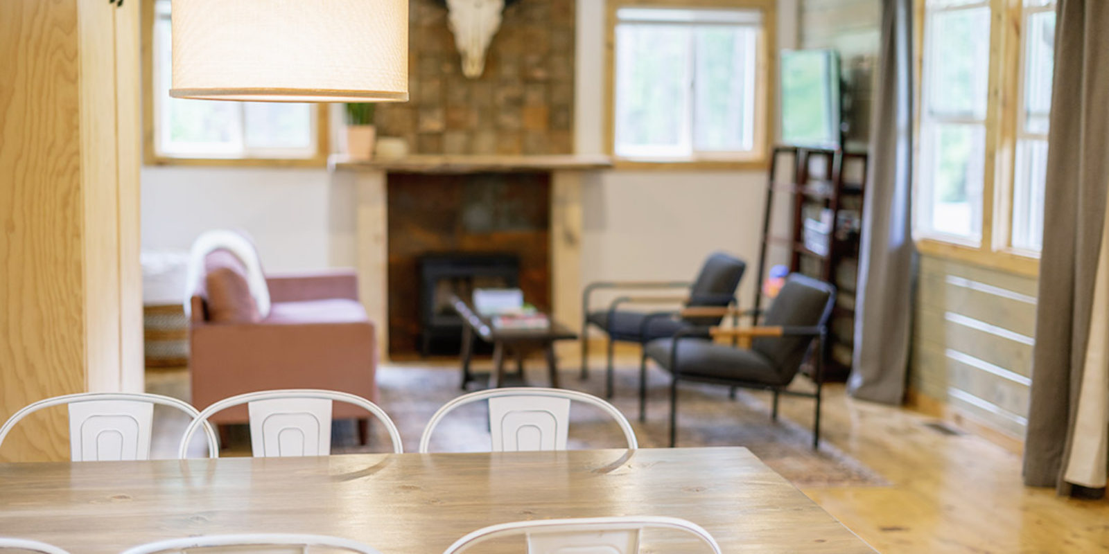 The Dray Cabin living room