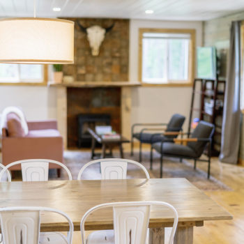 The Dray Cabin living room