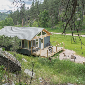 The Notch Cabin outside