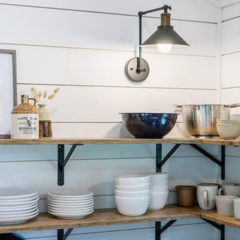 The Notch Cabin kitchen