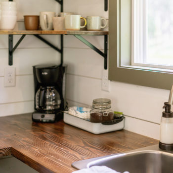 The Notch Cabin kitchen