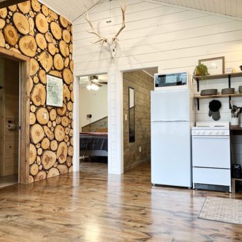 Winsome cabin living room