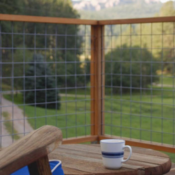 Views from The Woodsley's deck