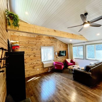 The Poppy living room area